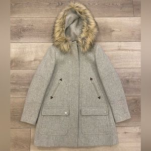 J. Crew wool coat (stadium cloth by Nello Gori). Size 4.